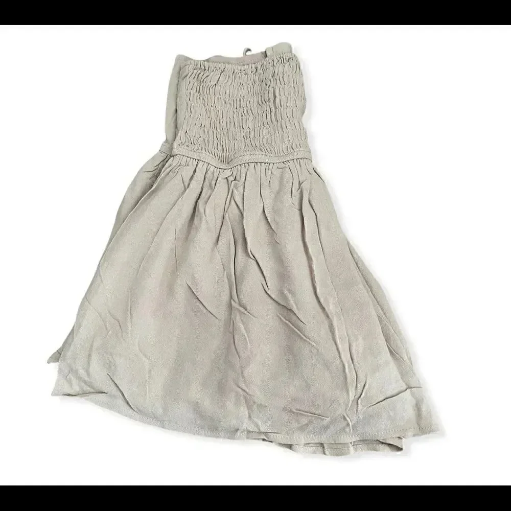 Olivaceous SMOCKED Corset WAIST Lined Bohemian Womens Shorts SZ M
